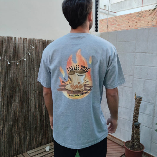 Camiseta básica unisex : cuore en llamas DANA