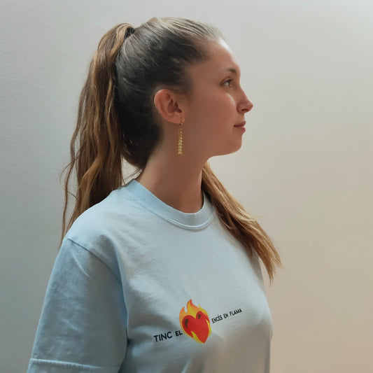 Camiseta unisex: cuore "xiqueta meua..que del carrer..."