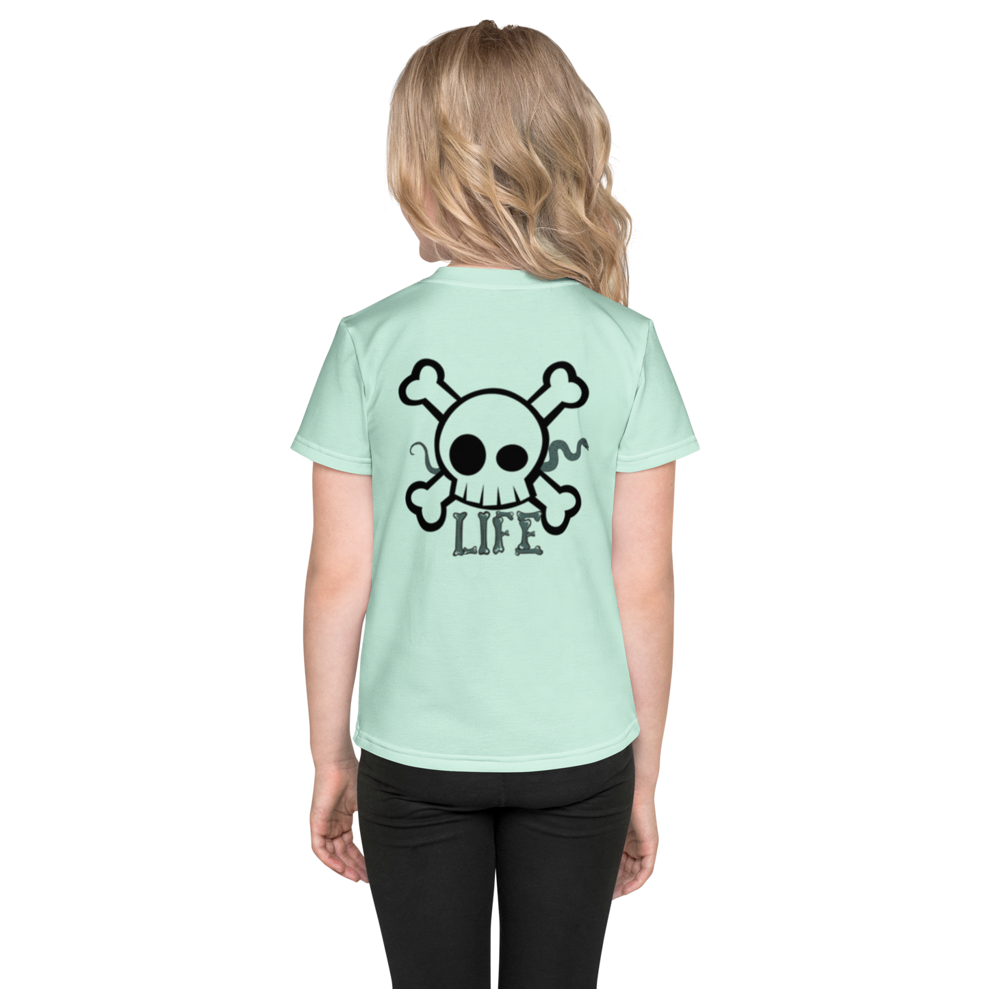 Camiseta Calavera cuello redondo
