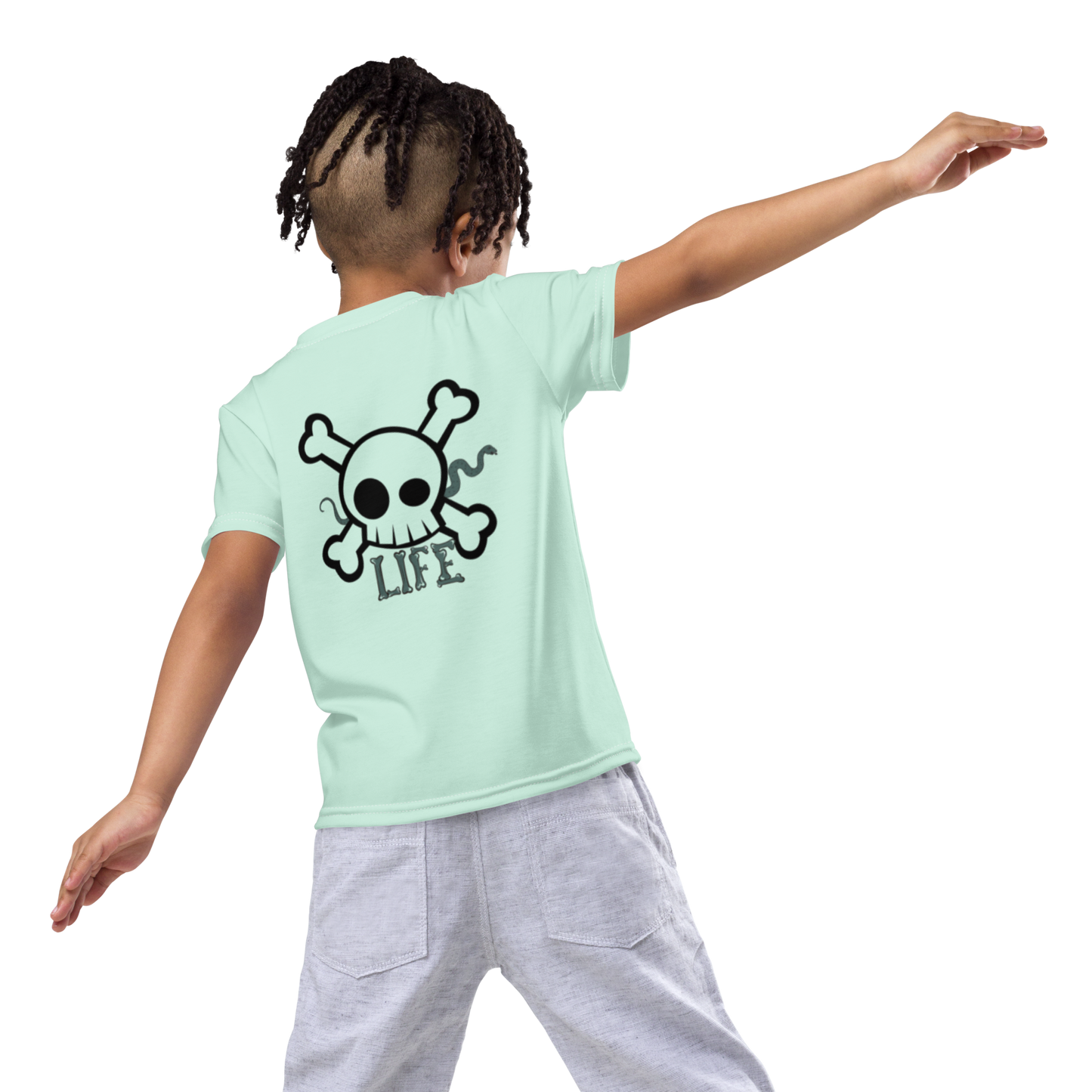 Camiseta Calavera cuello redondo