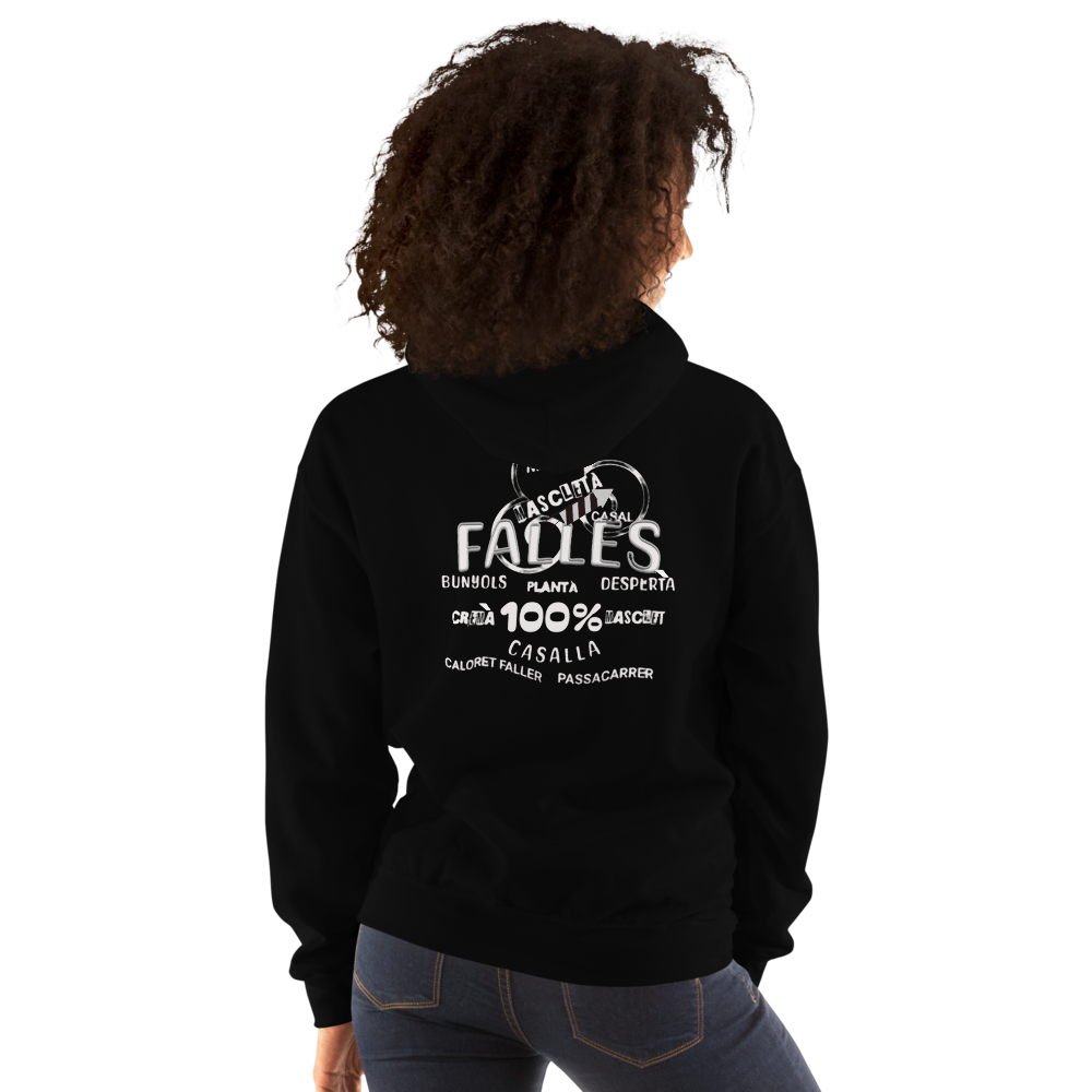 Sudadera con capucha unisex Rock falla