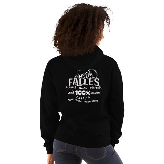 Sudadera con capucha unisex Rock falla