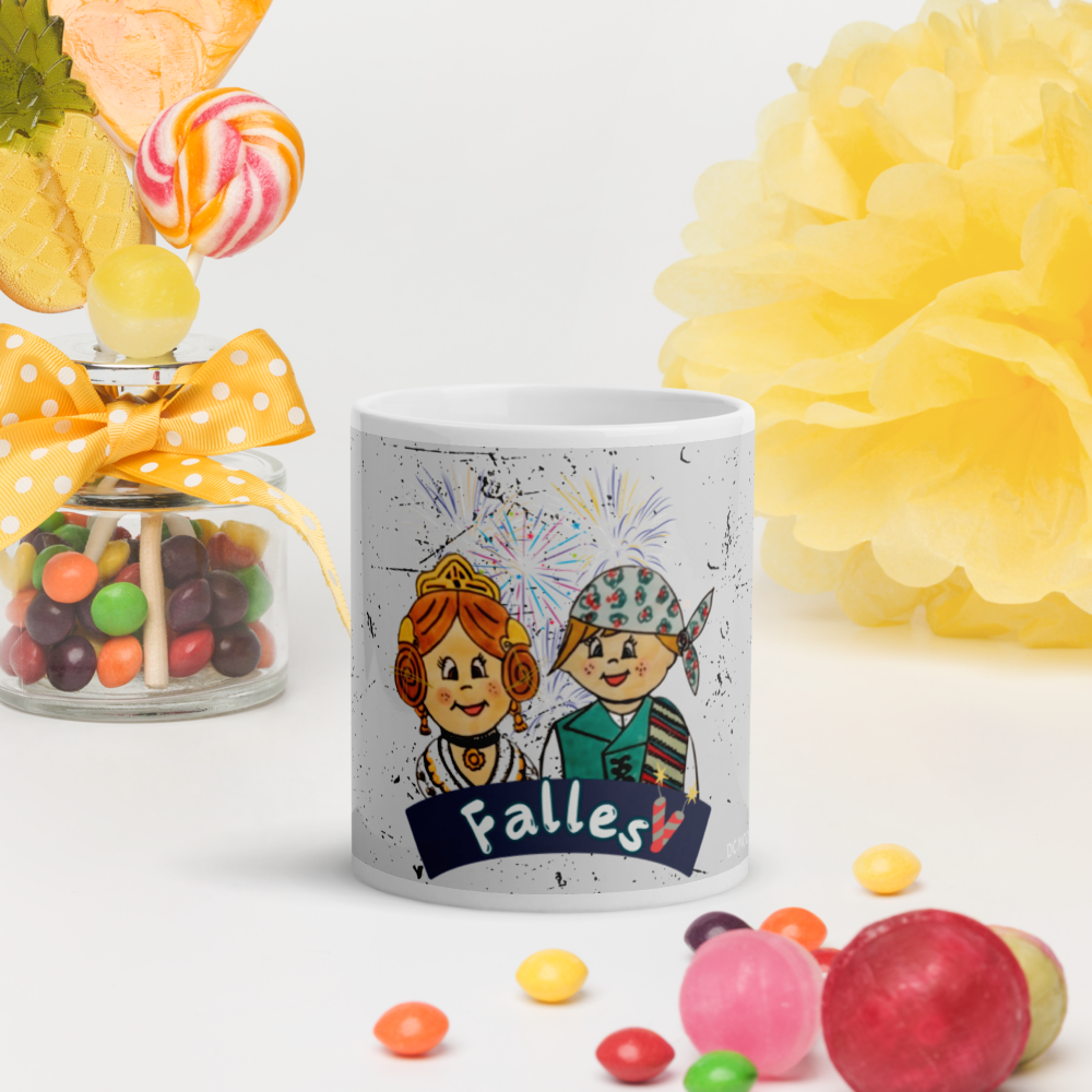 Taza blanca brillante: PEPA /PEP