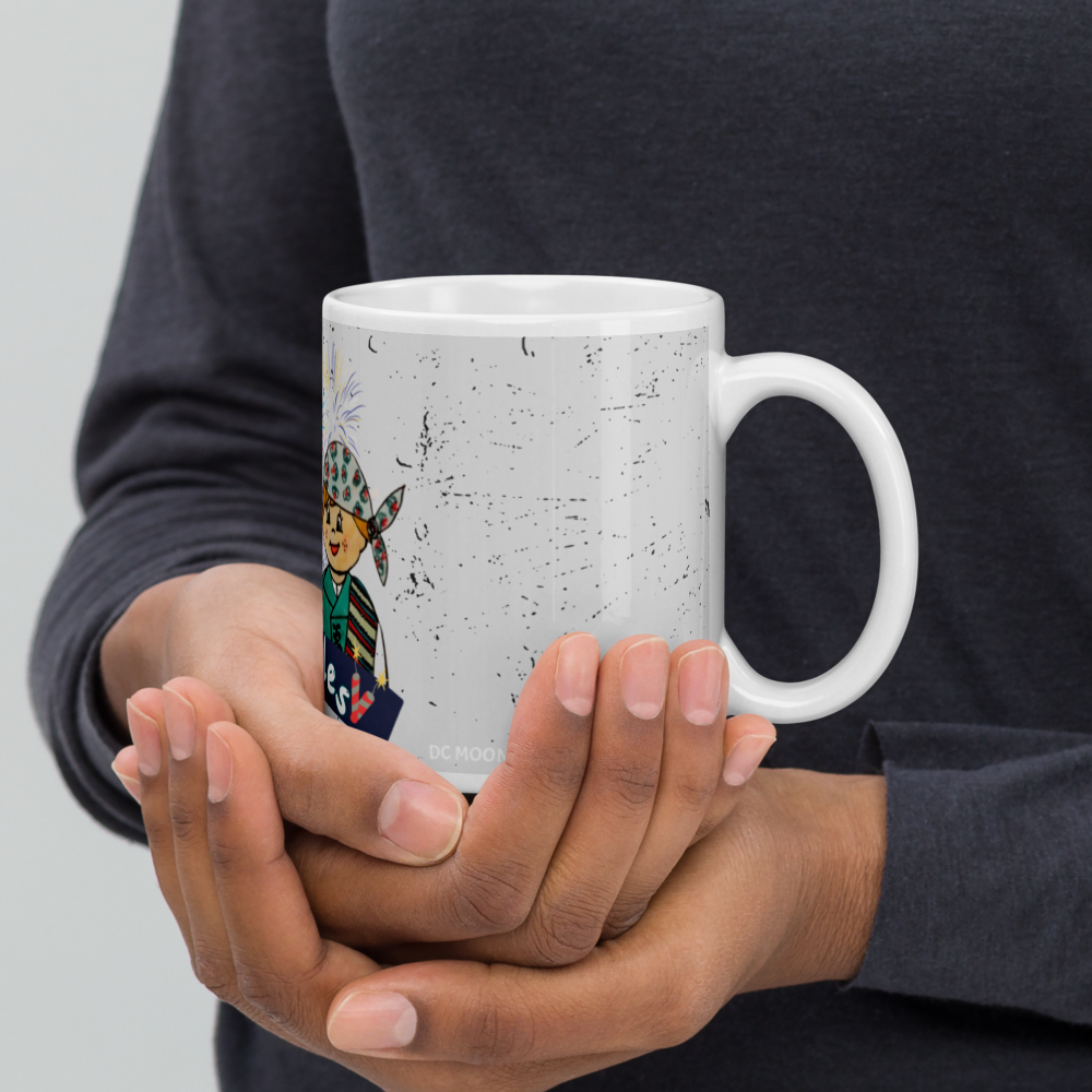 Taza blanca brillante: PEPA /PEP