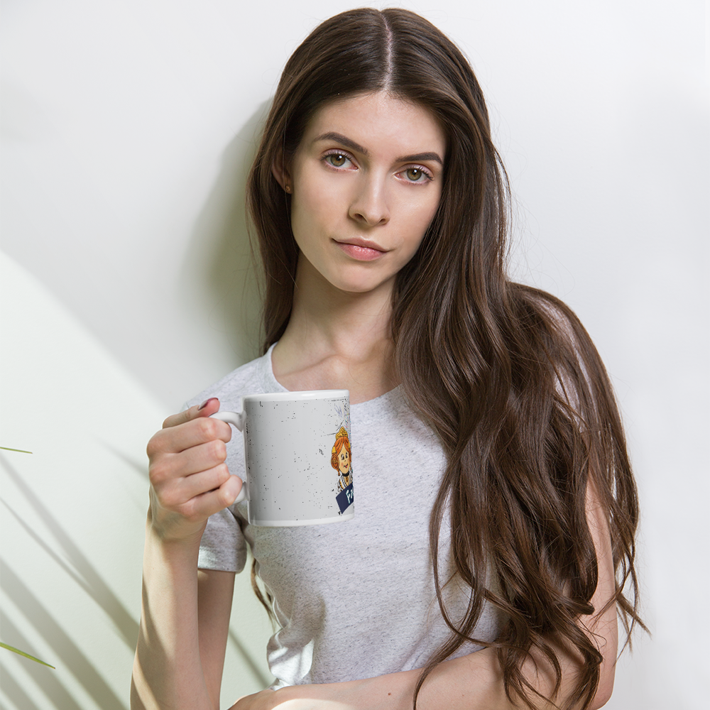 Taza blanca brillante: PEPA /PEP